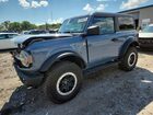 2023 Ford Bronco Base Blue vin: 1FMDE5CP4PLC10758