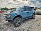 2023 Ford Bronco Base Blue vin: 1FMEE5DH6PLA81465