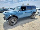 2022 Ford Bronco Base Blue vin: 1FMEE5DH8NLB09215