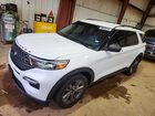 2021 Ford Explorer Xlt White vin: 1FMSK7DH1MGA33223