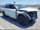 2020 Ford Explorer Xlt White vin: 1FMSK7DH7LGB29355