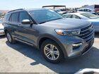 2022 Ford Explorer Xlt Gray vin: 1FMSK7DH7NGB43047