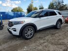 2022 Ford Explorer Xlt White vin: 1FMSK7DH7NGB99425