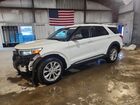 2023 Ford Explorer Xlt White vin: 1FMSK7DH7PGB93479