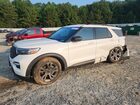 2021 Ford Explorer Xlt White vin: 1FMSK7DH8MGA55896