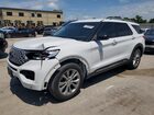 2021 Ford Explorer Limited White vin: 1FMSK7FH2MGA84954