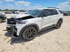 2022 Ford Explorer St-line White vin: 1FMSK7KH8NGC32046