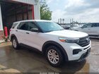 2020 Ford Explorer   White vin: 1FMSK8BB0LGC65475