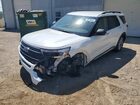 2023 Ford Explorer Xlt White vin: 1FMSK8DH4PGA95791