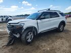 2020 Ford Explorer Xlt White vin: 1FMSK8DHXLGA85017