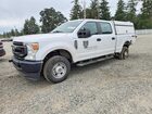 2021 Ford F250 Super Duty White vin: 1FT7W2B68MED23554
