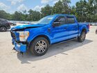 2021 Ford F150 Supercrew Blue vin: 1FTEW1CP0MFC21197