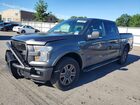 2016 Ford F150 Supercrew Gray vin: 1FTEW1EP4GFB43654