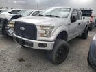 2016 Ford F150 Super Cab Silver vin: 1FTEX1C87GFB20989
