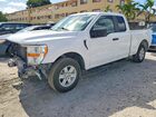2021 Ford F150 Super Cab White vin: 1FTEX1C8XMKE52069