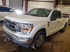 2021 Ford F150 Super Cab White vin: 1FTEX1CB4MKD72746