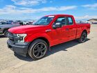 2016 Ford F150 Super Cab Red vin: 1FTEX1CF3GFB30210