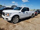 2018 Ford F150 Super Cab Белый vin: 1FTEX1CP6JKD80483