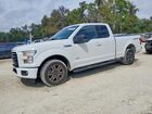 2016 Ford F150 Super Cab White vin: 1FTEX1CP7GFC89739