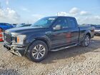 2018 Ford F150 Super Cab Black vin: 1FTEX1CP7JKD04271