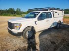 2021 Ford F150 Super Cab White vin: 1FTEX1CPXMKE12257