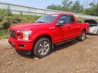 2018 Ford F150 Super Cab Red vin: 1FTEX1EP0JKG02674