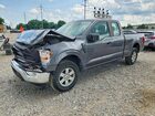 2021 Ford F150 Super Cab Gray vin: 1FTEX1EP5MKE36821