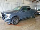 2016 Ford F150 Super Cab Gray vin: 1FTEX1EP6GFD15650
