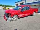 2023 Ford F150 Super Cab Red vin: 1FTEX1EP9PKD99759