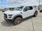 2019 Ford F150 Raptor White vin: 1FTFW1RG6KFB99635
