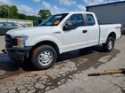 2018 Ford F150 Super Cab White vin: 1FTFX1E50JFD96896