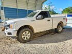 2018 Ford F150 White vin: 1FTMF1E50JKF49343