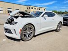 2017 Chevrolet Camaro Lt White vin: 1G1FD1RS6H0133827