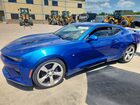 2018 Chevrolet Camaro Ss Blue vin: 1G1FH1R70J0142741