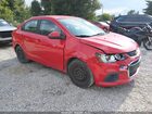 2017 Chevrolet Sonic Ls Auto Красный vin: 1G1JB5SH0H4166501