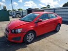 2016 Chevrolet Sonic Lt Red vin: 1G1JC5SH5G4184942