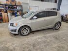 2016 Chevrolet Sonic Lt Silver vin: 1G1JC6SB9G4146633