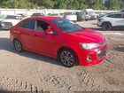 2018 Chevrolet Sonic Lt Auto Red vin: 1G1JD5SH2J4119776