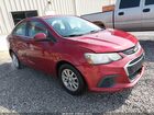 2017 Chevrolet Sonic Lt Auto Red vin: 1G1JD5SH8H4124863
