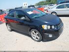 2016 Chevrolet Sonic Ltz Auto Black vin: 1G1JE5SB2G4135512