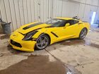 2017 Chevrolet Corvette Stingray 2lt Желтый vin: 1G1YD2D73H5109652
