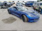 2019 Chevrolet Corvette Stingray Синий vin: 1G1YF2D78K5114282