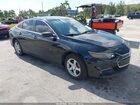 2017 Chevrolet Malibu Ls Black vin: 1G1ZB5ST7HF253436