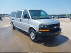 2023 Chevrolet Express Passenger Rwd 3500 Extended Wheelbase Ls Silver vin: 1GAZGNFP5P1115081