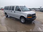 2021 Chevrolet Express Passenger Rwd 3500 Extended Wheelbase Ls Silver vin: 1GAZGNFP8M1154405