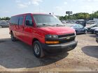 2023 Chevrolet Express Passenger Rwd 3500 Extended Wheelbase Ls Red vin: 1GAZGNFP8P1111221