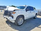 2024 Chevrolet Silverado C1500 Custom White vin: 1GCPABEK3RZ295119
