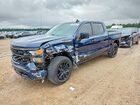 2023 Chevrolet Silverado K1500 Custom Blue vin: 1GCPDBEK8PZ163476