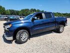 2022 Chevrolet Silverado K1500 Lt-l Blue vin: 1GCPDKEK4NZ606445
