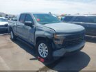 2025 Chevrolet Silverado 1500 2wd  Standard Bed Custom Gray vin: 1GCRABEK8SZ133940
